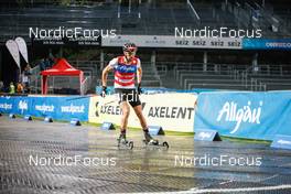 31.08.2022, Oberstdorf, Germany (GER): Johannes Rydzek (GER) - FIS Nordic Combined Summer Grand Prix men and women, individual gundersen HS137/10km men, Oberstdorf (GER). www.nordicfocus.com. © Volk/NordicFocus. Every downloaded picture is fee-liable.