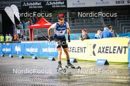31.08.2022, Oberstdorf, Germany (GER): Julian Schmid (GER) - FIS Nordic Combined Summer Grand Prix men and women, individual gundersen HS137/10km men, Oberstdorf (GER). www.nordicfocus.com. © Volk/NordicFocus. Every downloaded picture is fee-liable.