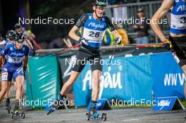 31.08.2022, Oberstdorf, Germany (GER): Wendelin Thannheimer (GER) - FIS Nordic Combined Summer Grand Prix men and women, individual gundersen HS137/10km men, Oberstdorf (GER). www.nordicfocus.com. © Volk/NordicFocus. Every downloaded picture is fee-liable.