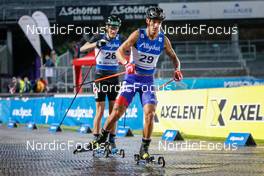 31.08.2022, Oberstdorf, Germany (GER): Jan Vytrval (CZE), Tomas Portyk (CZE), (l-r)  - FIS Nordic Combined Summer Grand Prix men and women, individual gundersen HS137/10km men, Oberstdorf (GER). www.nordicfocus.com. © Volk/NordicFocus. Every downloaded picture is fee-liable.