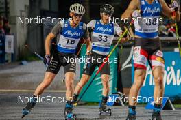 31.08.2022, Oberstdorf, Germany (GER): Manuel Faisst (GER) - FIS Nordic Combined Summer Grand Prix men and women, individual gundersen HS137/10km men, Oberstdorf (GER). www.nordicfocus.com. © Volk/NordicFocus. Every downloaded picture is fee-liable.