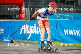31.08.2022, Oberstdorf, Germany (GER): Andrzej Szczechowicz (POL) - FIS Nordic Combined Summer Grand Prix men and women, individual gundersen HS137/10km men, Oberstdorf (GER). www.nordicfocus.com. © Volk/NordicFocus. Every downloaded picture is fee-liable.