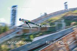 30.08.2022, Oberstdorf, Germany (GER): Lena Brocard (FRA) - FIS Nordic Combined Summer Grand Prix men and women, individual gundersen HS106/5km women, Oberstdorf (GER). www.nordicfocus.com. © Volk/NordicFocus. Every downloaded picture is fee-liable.