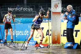 31.08.2022, Oberstdorf, Germany (GER): Maria Gerboth (GER), Minja Korhonen (FIN), (l-r)  - FIS Nordic Combined Summer Grand Prix men and women, individual gundersen HS106/5km women, Oberstdorf (GER). www.nordicfocus.com. © Volk/NordicFocus. Every downloaded picture is fee-liable.
