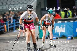 31.08.2022, Oberstdorf, Germany (GER): Thea Oeihaugen (NOR) - FIS Nordic Combined Summer Grand Prix men and women, individual gundersen HS106/5km women, Oberstdorf (GER). www.nordicfocus.com. © Volk/NordicFocus. Every downloaded picture is fee-liable.