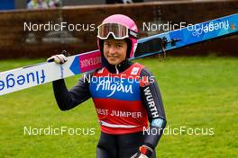 31.08.2022, Oberstdorf, Germany (GER): Nathalie Armbruster (GER) - FIS Nordic Combined Summer Grand Prix men and women, individual gundersen HS106/5km women, Oberstdorf (GER). www.nordicfocus.com. © Volk/NordicFocus. Every downloaded picture is fee-liable.