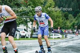 03.09.2022, Tschagguns, Austria (AUT): Domenico Mariotti (ITA) - FIS Nordic Combined Summer Grand Prix men and women, individual gundersen HS108/10km men, Tschagguns (AUT). www.nordicfocus.com. © Volk/NordicFocus. Every downloaded picture is fee-liable.