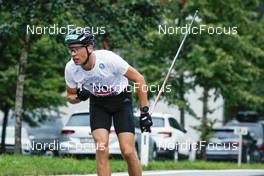 03.09.2022, Tschagguns, Austria (AUT): Samuel Costa (ITA) - FIS Nordic Combined Summer Grand Prix men and women, individual gundersen HS108/10km men, Tschagguns (AUT). www.nordicfocus.com. © Volk/NordicFocus. Every downloaded picture is fee-liable.