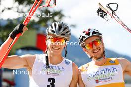 04.09.2022, Tschagguns, Austria (AUT): Eero Hirvonen (FIN), Ilkka Herola (FIN), (l-r)  - FIS Nordic Combined Summer Grand Prix men and women, individual gundersen HS108/10km men, Tschagguns (AUT). www.nordicfocus.com. © Volk/NordicFocus. Every downloaded picture is fee-liable.
