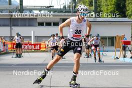04.09.2022, Tschagguns, Austria (AUT): Florian Kolb (AUT) - FIS Nordic Combined Summer Grand Prix men and women, individual gundersen HS108/10km men, Tschagguns (AUT). www.nordicfocus.com. © Volk/NordicFocus. Every downloaded picture is fee-liable.