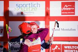 03.09.2022, Tschagguns, Austria (AUT): Jenny Nowak (GER), Nathalie Armbruster (GER), (l-r) - FIS Nordic Combined Summer Grand Prix men and women, individual gundersen HS108/5km women, Tschagguns (AUT). www.nordicfocus.com. © Volk/NordicFocus. Every downloaded picture is fee-liable.