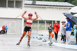 03.09.2022, Tschagguns, Austria (AUT): Nathalie Armbruster (GER) - FIS Nordic Combined Summer Grand Prix men and women, individual gundersen HS108/5km women, Tschagguns (AUT). www.nordicfocus.com. © Volk/NordicFocus. Every downloaded picture is fee-liable.