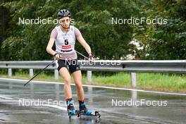 03.09.2022, Tschagguns, Austria (AUT): Lena Brocard (FRA) - FIS Nordic Combined Summer Grand Prix men and women, individual gundersen HS108/5km women, Tschagguns (AUT). www.nordicfocus.com. © Volk/NordicFocus. Every downloaded picture is fee-liable.