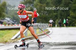 03.09.2022, Tschagguns, Austria (AUT): Nathalie Armbruster (GER) - FIS Nordic Combined Summer Grand Prix men and women, individual gundersen HS108/5km women, Tschagguns (AUT). www.nordicfocus.com. © Volk/NordicFocus. Every downloaded picture is fee-liable.