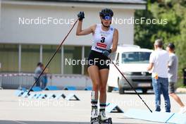 04.09.2022, Tschagguns, Austria (AUT): Jenny Nowak (GER) - FIS Nordic Combined Summer Grand Prix men and women, individual gundersen HS108/5km women, Tschagguns (AUT). www.nordicfocus.com. © Volk/NordicFocus. Every downloaded picture is fee-liable.