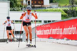 04.09.2022, Tschagguns, Austria (AUT): Jenny Nowak (GER), Annika Sieff (ITA), (l-r)  - FIS Nordic Combined Summer Grand Prix men and women, individual gundersen HS108/5km women, Tschagguns (AUT). www.nordicfocus.com. © Volk/NordicFocus. Every downloaded picture is fee-liable.