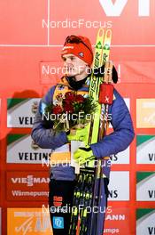 25.11.2022, Ruka, Finland (FIN): Julian Schmid (GER), (l-r) - FIS world cup nordic combined men, individual gundersen HS142/5km, Ruka (FIN). www.nordicfocus.com. © Thibaut/NordicFocus. Every downloaded picture is fee-liable.