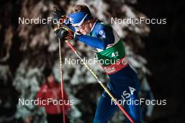 26.11.2022, Ruka, Finland (FIN): Benjamin Loomis (USA) - FIS world cup nordic combined men, individual gundersen HS142/10km, Ruka (FIN). www.nordicfocus.com. © Modica/NordicFocus. Every downloaded picture is fee-liable.
