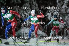 26.11.2022, Ruka, Finland (FIN): Matteo Baud (FRA), Yoshito Watabe (JPN), (l-r)  - FIS world cup nordic combined men, individual gundersen HS142/10km, Ruka (FIN). www.nordicfocus.com. © Modica/NordicFocus. Every downloaded picture is fee-liable.