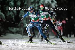 26.11.2022, Ruka, Finland (FIN): Ilkka Herola (FIN), Terence Weber (GER), (l-r)  - FIS world cup nordic combined men, individual gundersen HS142/10km, Ruka (FIN). www.nordicfocus.com. © Modica/NordicFocus. Every downloaded picture is fee-liable.