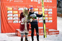 27.11.2022, Ruka, Finland (FIN): Matteo Baud (FRA), (l-r) - FIS world cup nordic combined men, mass HS142/10km, Ruka (FIN). www.nordicfocus.com. © Thibaut/NordicFocus. Every downloaded picture is fee-liable.