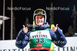 27.11.2022, Ruka, Finland (FIN): Matteo Baud (FRA) - FIS world cup nordic combined men, mass HS142/10km, Ruka (FIN). www.nordicfocus.com. © Thibaut/NordicFocus. Every downloaded picture is fee-liable.