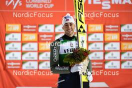27.11.2022, Ruka, Finland (FIN): Jarl Magnus Riiber (NOR), (l-r) - FIS world cup nordic combined men, mass HS142/10km, Ruka (FIN). www.nordicfocus.com. © Thibaut/NordicFocus. Every downloaded picture is fee-liable.