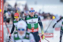 27.11.2022, Ruka, Finland (FIN): Vinzenz Geiger (GER) - FIS world cup nordic combined men, mass HS142/10km, Ruka (FIN). www.nordicfocus.com. © Modica/NordicFocus. Every downloaded picture is fee-liable.
