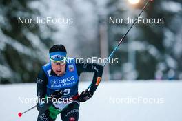 03.12.2022, Lillehammer, Norway (NOR): Aaron Kostner (ITA) - FIS world cup nordic combined men, individual gundersen HS100/10km, Lillehammer (NOR). www.nordicfocus.com. © Modica/NordicFocus. Every downloaded picture is fee-liable.