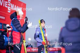 03.12.2022, Lillehammer, Norway (NOR): Vinzenz Geiger (GER), (l-r) - FIS world cup nordic combined men, individual gundersen HS100/10km, Lillehammer (NOR). www.nordicfocus.com. © Modica/NordicFocus. Every downloaded picture is fee-liable.