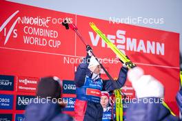 03.12.2022, Lillehammer, Norway (NOR): Jarl Magnus Riiber (NOR), (l-r) - FIS world cup nordic combined men, individual gundersen HS100/10km, Lillehammer (NOR). www.nordicfocus.com. © Modica/NordicFocus. Every downloaded picture is fee-liable.