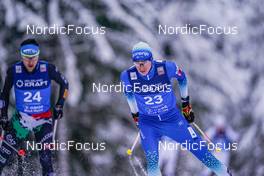 04.12.2022, Lillehammer, Norway (NOR): Gasper Brecl (SLO) - FIS world cup nordic combined men, individual gundersen HS140/10km, Lillehammer (NOR). www.nordicfocus.com. © Thibaut/NordicFocus. Every downloaded picture is fee-liable.