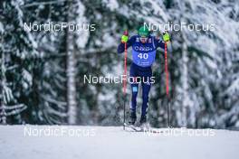 04.12.2022, Lillehammer, Norway (NOR): Fabian Riessle (GER) - FIS world cup nordic combined men, individual gundersen HS140/10km, Lillehammer (NOR). www.nordicfocus.com. © Thibaut/NordicFocus. Every downloaded picture is fee-liable.