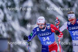 04.12.2022, Lillehammer, Norway (NOR): Antoine Gerard (FRA) - FIS world cup nordic combined men, individual gundersen HS140/10km, Lillehammer (NOR). www.nordicfocus.com. © Thibaut/NordicFocus. Every downloaded picture is fee-liable.