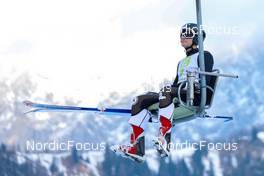16.12.2022, Ramsau, Austria (AUT): Benjamin Loomis (USA) - FIS world cup nordic combined men, individual gundersen HS97/10km, Ramsau (AUT). www.nordicfocus.com. © Volk/NordicFocus. Every downloaded picture is fee-liable.