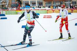 16.12.2022, Ramsau, Austria (AUT): Domenico Mariotti (ITA) - FIS world cup nordic combined men, individual gundersen HS97/10km, Ramsau (AUT). www.nordicfocus.com. © Volk/NordicFocus. Every downloaded picture is fee-liable.