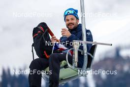 16.12.2022, Ramsau, Austria (AUT): French Coach Alex Mougin (FRA) - FIS world cup nordic combined men, individual gundersen HS97/10km, Ramsau (AUT). www.nordicfocus.com. © Volk/NordicFocus. Every downloaded picture is fee-liable.