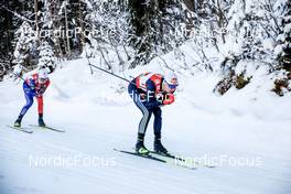 17.12.2022, Ramsau, Austria (AUT): Vinzenz Geiger (GER) - FIS world cup nordic combined men, individual gundersen HS97/10km, Ramsau (AUT). www.nordicfocus.com. © Volk/NordicFocus. Every downloaded picture is fee-liable.