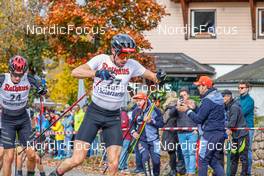 15.10.2022, Hinterzarten, Germany (GER): Johannes Rydzek (GER) - German Championships Nordic Combined men and women, individual gundersen HS111/10km men, Hinterzarten (GER). www.nordicfocus.com. © Volk/NordicFocus. Every downloaded picture is fee-liable.