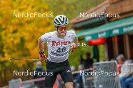 15.10.2022, Hinterzarten, Germany (GER): Augustin Efinger (GER) - German Championships Nordic Combined men and women, individual gundersen HS111/10km men, Hinterzarten (GER). www.nordicfocus.com. © Volk/NordicFocus. Every downloaded picture is fee-liable.