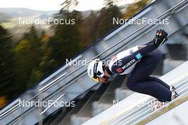 15.10.2022, Hinterzarten, Germany (GER): Nick Siegemund (GER) - German Championships Nordic Combined men and women, individual gundersen HS111/10km men, Hinterzarten (GER). www.nordicfocus.com. © Volk/NordicFocus. Every downloaded picture is fee-liable.
