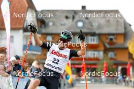 15.10.2022, Hinterzarten, Germany (GER): Fabian Riessle (GER) - German Championships Nordic Combined men and women, individual gundersen HS111/10km men, Hinterzarten (GER). www.nordicfocus.com. © Volk/NordicFocus. Every downloaded picture is fee-liable.
