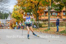 15.10.2022, Hinterzarten, Germany (GER): Maria Gerboth (GER) - German Championships Nordic Combined men and women, individual gundersen HS111/5km women, Hinterzarten (GER). www.nordicfocus.com. © Volk/NordicFocus. Every downloaded picture is fee-liable.