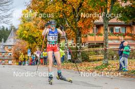 15.10.2022, Hinterzarten, Germany (GER): Trine Goepfert (GER) - German Championships Nordic Combined men and women, individual gundersen HS111/5km women, Hinterzarten (GER). www.nordicfocus.com. © Volk/NordicFocus. Every downloaded picture is fee-liable.