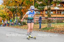 15.10.2022, Hinterzarten, Germany (GER): Magdalena Burger (GER) - German Championships Nordic Combined men and women, individual gundersen HS111/5km women, Hinterzarten (GER). www.nordicfocus.com. © Volk/NordicFocus. Every downloaded picture is fee-liable.