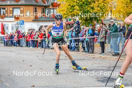 15.10.2022, Hinterzarten, Germany (GER): Maria Gerboth (GER) - German Championships Nordic Combined men and women, individual gundersen HS111/5km women, Hinterzarten (GER). www.nordicfocus.com. © Volk/NordicFocus. Every downloaded picture is fee-liable.
