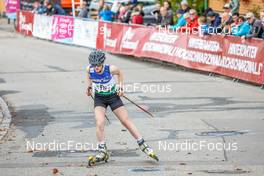 15.10.2022, Hinterzarten, Germany (GER): Anne Haeckel (GER) - German Championships Nordic Combined men and women, individual gundersen HS111/5km women, Hinterzarten (GER). www.nordicfocus.com. © Volk/NordicFocus. Every downloaded picture is fee-liable.