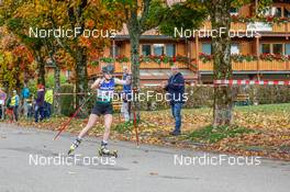 15.10.2022, Hinterzarten, Germany (GER): Anne Haeckel (GER) - German Championships Nordic Combined men and women, individual gundersen HS111/5km women, Hinterzarten (GER). www.nordicfocus.com. © Volk/NordicFocus. Every downloaded picture is fee-liable.