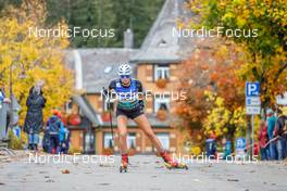 15.10.2022, Hinterzarten, Germany (GER): Cindy Haasch (GER) - German Championships Nordic Combined men and women, individual gundersen HS111/5km women, Hinterzarten (GER). www.nordicfocus.com. © Volk/NordicFocus. Every downloaded picture is fee-liable.
