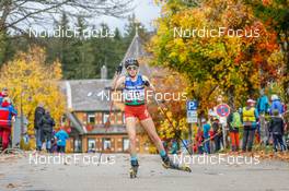 15.10.2022, Hinterzarten, Germany (GER): Trine Goepfert (GER) - German Championships Nordic Combined men and women, individual gundersen HS111/5km women, Hinterzarten (GER). www.nordicfocus.com. © Volk/NordicFocus. Every downloaded picture is fee-liable.